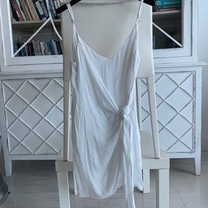 White Wrap dress